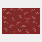 Merry Christmas Individualized Wrapping Sheets Inpakpapier Vel (Voorkant 2)