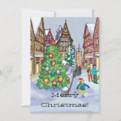 Merry Christmas kaart (Voorkant)