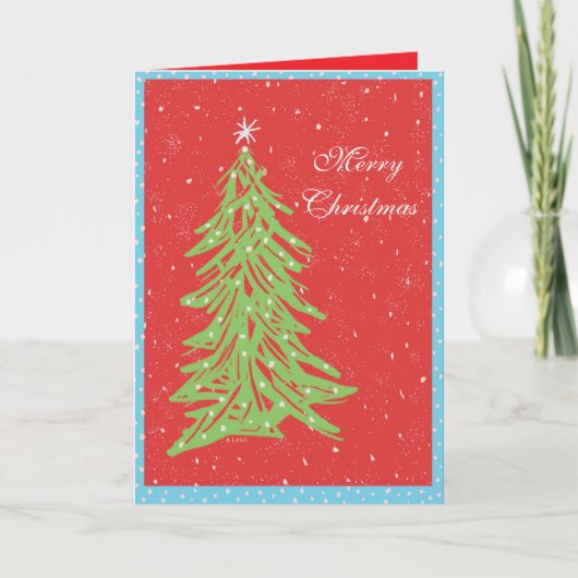 Merry Christmas Kaart (Voorkant)