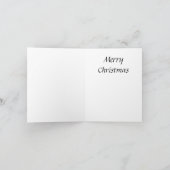 Merry Christmas Karte Feestdagen Kaart (Binnen)