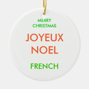 MERRY CHRISTMAS KERAMISCH ORNAMENT
