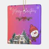 Merry Christmas  Keramisch Ornament (Links)