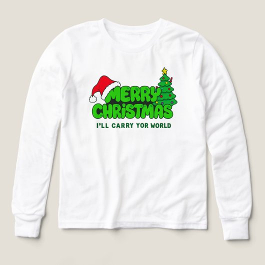 Merry Christmas Kids – Santa & Tree (Motif recto)
