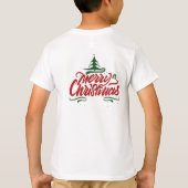 Merry Christmas Kids Tee T-Shirt (Dos)