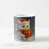 Merry Christmas - Kitten Gift Mug Koffiemok (Center)