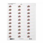 Merry Christmas Kittens label (Full Sheet)