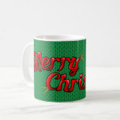 Merry Christmas Knit Coffee Mug (Devant gauche)