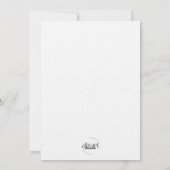 "Merry Christmas" Kolibrie Kerstkaart Stijlvol (Achterkant)