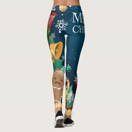 Merry Christmas Leggings – Festive Cheer from Top (Achterkant)