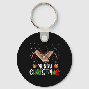 Merry Christmas Lights Sugar Glider Reindeer Pet X Sleutelhanger