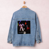 MERRY CHRISTMAS LONG SLEEVE DENIM JACKET (Hangar)