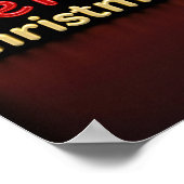 Merry Christmas Luxury Typography Poster Paper 02 (Coin)