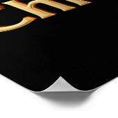 Merry Christmas Luxury Typography Poster Paper H11 (Coin)