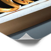 Merry Christmas Luxury Typography Poster Paper H33 (Coin)