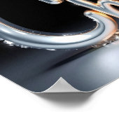 Merry Christmas Luxury Typography Poster Paper H37 (Coin)