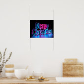 Merry Christmas Luxury Typography Poster Paper H41 (Cuisine)