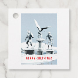 Merry Christmas. Monster ice sculptures Bedankjes Labels