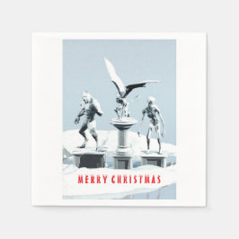 Merry Christmas. Monster ice sculptures Servet