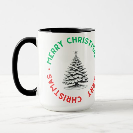 Merry Christmas Mug (Gauche)