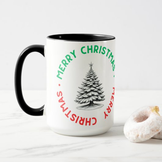 Merry Christmas Mug (Avec donut)