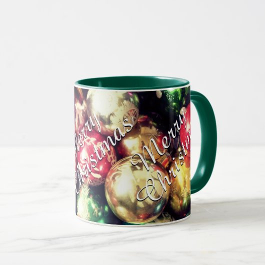 "Merry Christmas" Mug (Devant droit)