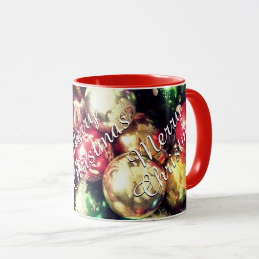 "Merry Christmas" Mug (Devant droit)