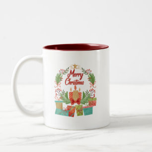 Merry Christmas Mug - Festive Holiday Coffee Cup