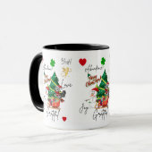 Merry Christmas Mug | Joy, Love & Abundance | Fest (Devant gauche)