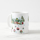 Merry Christmas Mug Koffiemok (Voorkant links)