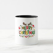 Merry Christmas Mug T-Shirt (Centre)