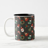 Merry Christmas Mug Tweekleurige Koffiemok (Links)