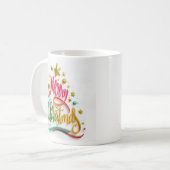 Merry Christmas Multi Coloured  Mug (Devant gauche)