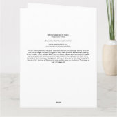 MERRY CHRISTMAS NATIVITY SCENE KAART (Achterkant)