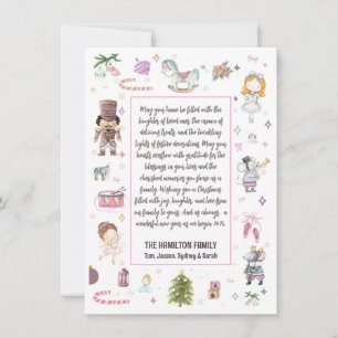 Merry Christmas Notenkraker Lijst Foto Feestdagenkaart