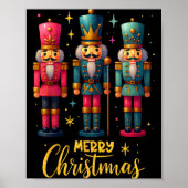Merry Christmas Nutcracker Ballet Dance Women Kids Poster (Voorkant)