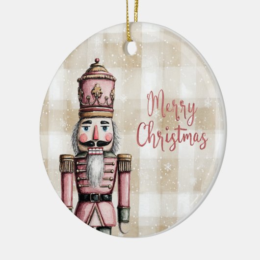 Merry Christmas Nutcracker Ornament (Links)