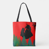 MERRY CHRISTMAS OPERATOR VAN DE ENGINEER-CRANE TOTE BAG (Achterkant)