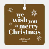 Merry Christmas ornament (Achterkant)