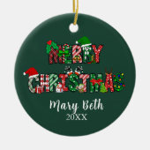  Merry Christmas Ornament (Voorkant)