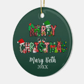  Merry Christmas Ornament (Links)