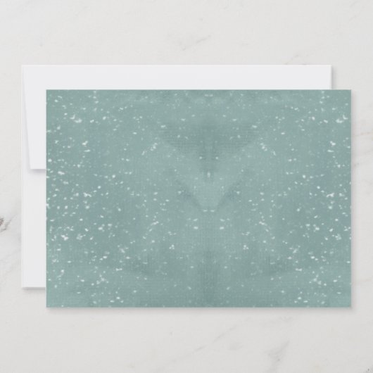 Merry Christmas Ornament gepersonaliseerde familie Kaart (Achterkant)