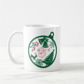 Merry Christmas Ornament Mug (Gauche)