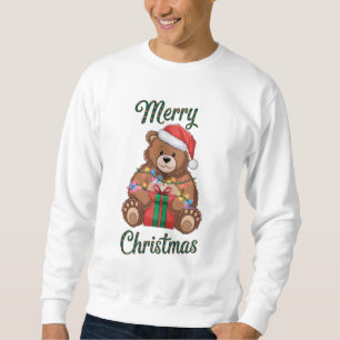 Merry Christmas - Ourson en kerstcadeau Trui