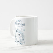 Merry Christmas Owl Coffee Mug (Devant gauche)