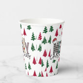 MERRY Christmas Paper Cup Papieren Bekers (Rechts)