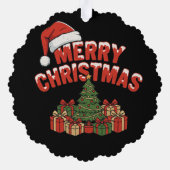 Merry Christmas Paper Ornament (Achterkant)