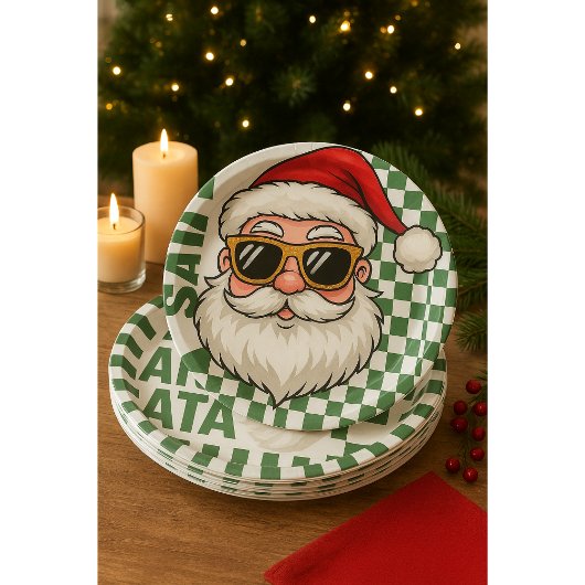 🎄 Merry Christmas Paper Plates | Festive Holiday Papieren Bordje
