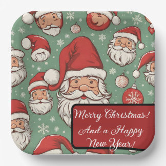 Merry Christmas! Paper Plates Papieren Bordje