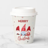 Merry Christmas Papieren Bekers (Voorkant)