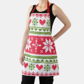 Merry Christmas pattern 3 Schort (Insitu)